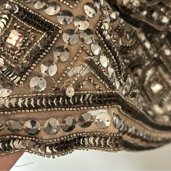 Adrianna Papell | Beaded Cocktail Dress | 14W - Picture 10 of 11